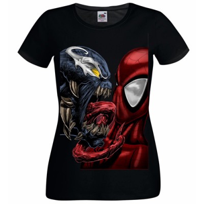 Страхотна дамска тениска на SPIDERMAN VS VENOM